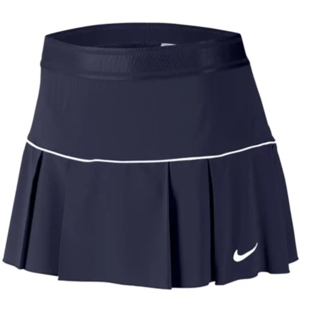 Nike Women's Essential Victory Tennis Skort Navy CJ1606 612 size L